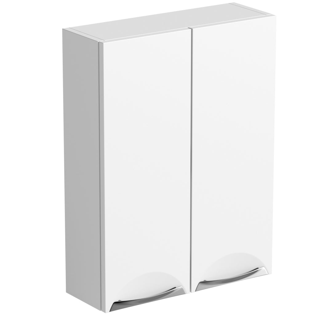 SP Sherwood White Double Door Wall Unit 600mm W 600mm H 660mm D 185mm