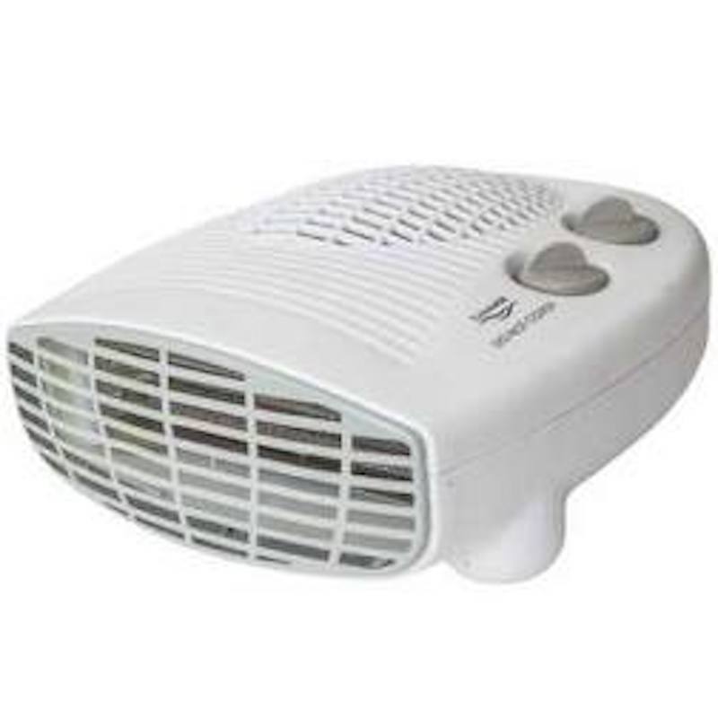 Levante 2kW Letter Box Style Fan Heater with Thermostat White